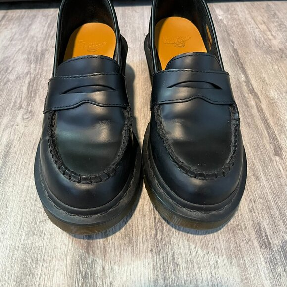 Dr. Martens Kizzy Heeled Penny Loafer Black Mono Smooth, UK 4 / US L 6 - Picture 5 of 11